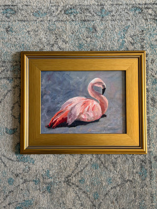 Pink Flamingo Giclée Fine Art Print – 11 × 14