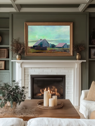 Countryside at Dusk Giclée Print | Landscape Wall Art