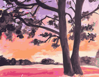 Sunset Hand towel