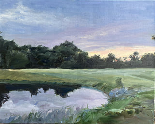 Croasdaile Country Club, print of original oil painting