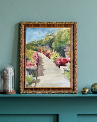 Duke Gardens original watercolor 11x12