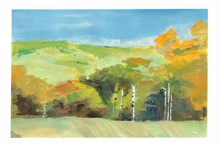 Autumn Birch Landscape