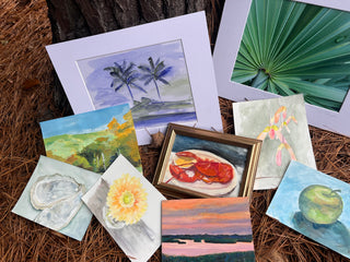 Lobster, watercolor on paper