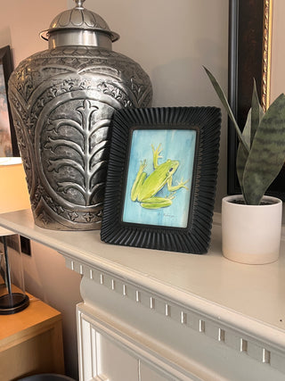 Tree Frog, watercolor on paper