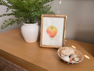 Red Apple Watercolor