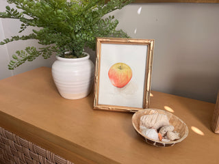 Red Apple Watercolor