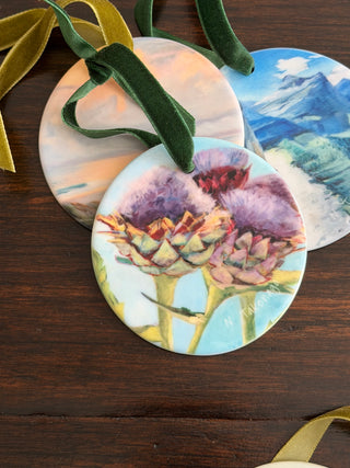 Desert Blooms Ceramic ornament