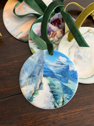 Glacier National Park, Highline Trail, Ceramic ornament