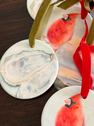 Oyster Ceramic Ornament