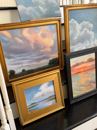 Clouds in Reverie/ Original Oil Painting