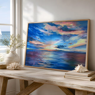 Key West Sunset Giclée Art Print | Florida Coastal Wall Art