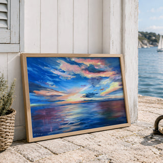Key West Sunset Giclée Art Print | Florida Coastal Wall Art