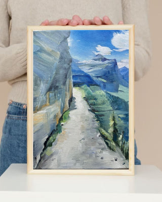 Highline Trail, oil on canvas