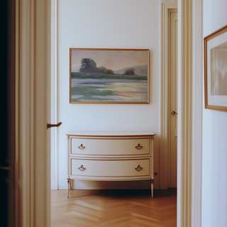 Blush Evening Marsh, Oil on Canvas - Available in Gallery
