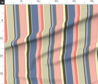 Preppy Coastal Stripe Fabric from Spoonflower/ Click for purchase options