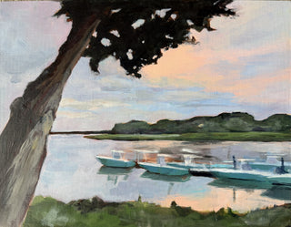Sea Island Harbor at Dusk