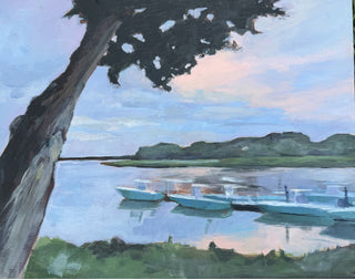 Sea Island Harbor at Dusk