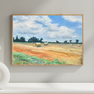 Summer Field, oil on canvas board